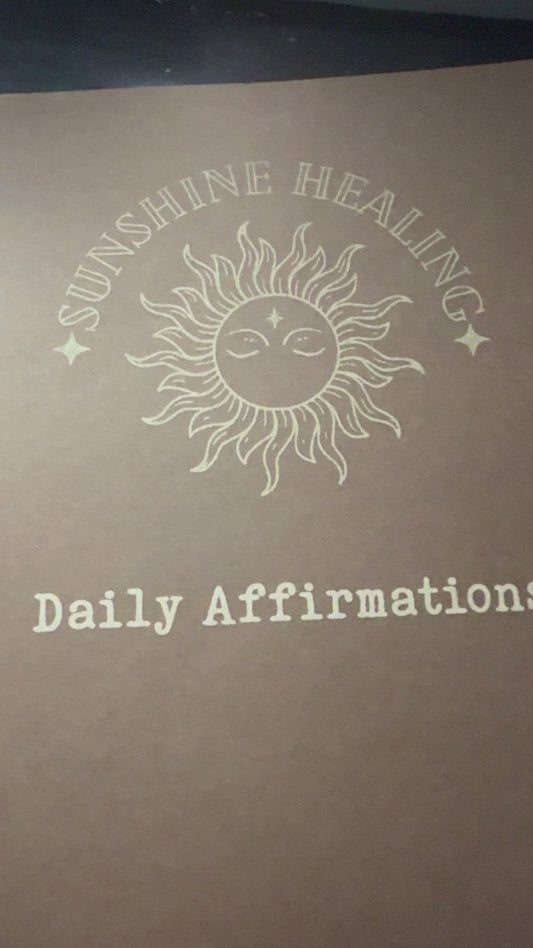 Daily affirmations notebook